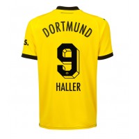 Fotballdrakt Herre Borussia Dortmund Sebastien Haller #9 Hjemmedrakt 2023-24 Kortermet